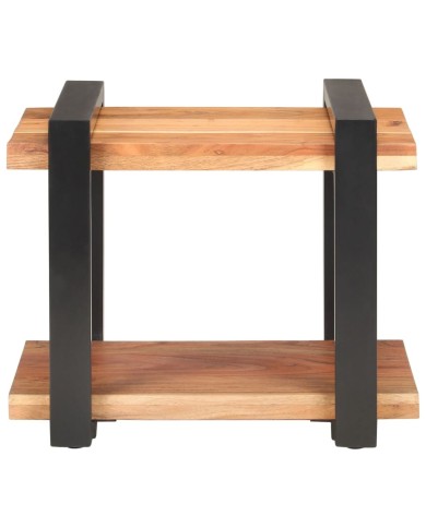Table de chevet 50x40x40 cm Bois d'acacia massif