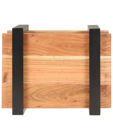 Table de chevet 50x40x40 cm Bois d'acacia massif