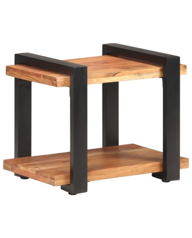 Table de chevet 50x40x40 cm Bois d'acacia massif