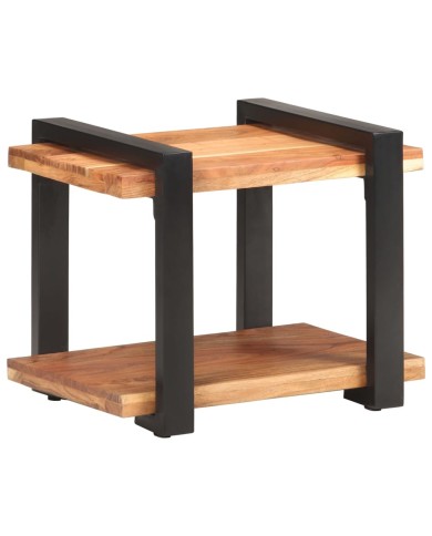 Table de chevet 50x40x40 cm Bois d'acacia massif