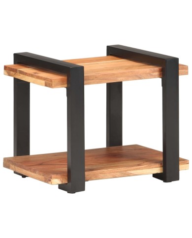 Table de chevet 50x40x40 cm Bois d'acacia massif