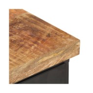 Table de chevet 40x30x52 cm Bois de manguier brut