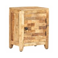 Table de chevet 30x40x50 cm Bois de manguier massif
