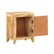 Table de chevet 30x40x50 cm Bois de manguier massif