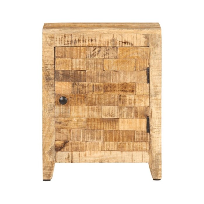 Table de chevet 30x40x50 cm Bois de manguier massif