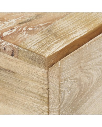 Table de chevet 40x30x50 cm Bois de manguier massif 