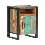 Table de chevet 40x35x55 cm Bois de récupération massif