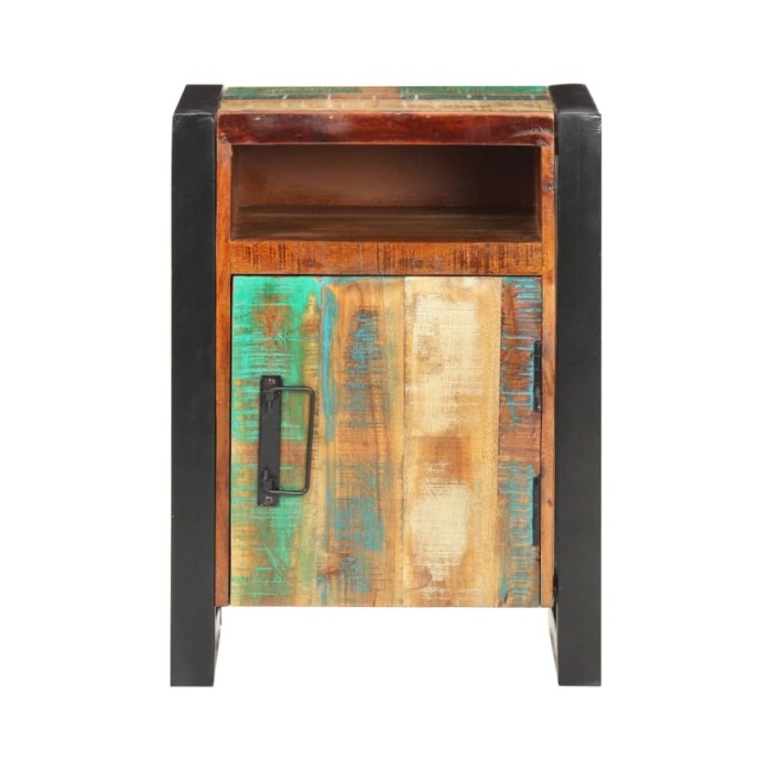 Table de chevet 40x35x55 cm Bois de récupération massif