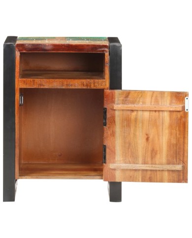 Table de chevet 40x35x55 cm Bois de récupération massif