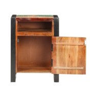 Table de chevet 40x35x55 cm Bois de récupération massif