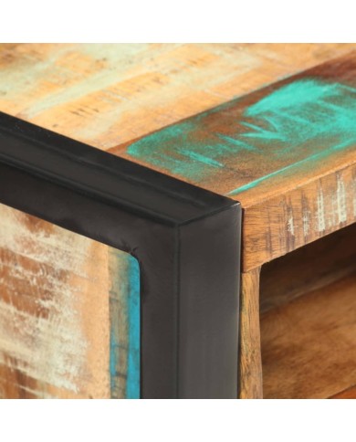 Table de chevet 40x35x55 cm Bois de récupération massif