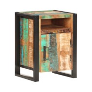Table de chevet 40x35x55 cm Bois de récupération massif