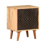 Table de chevet 40x30x50 cm Bois d'acacia massif