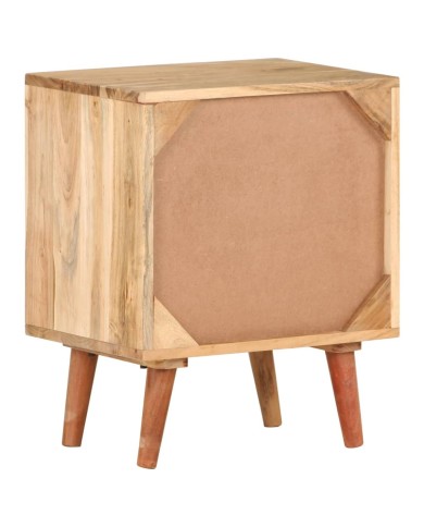 Table de chevet 40x30x50 cm Bois d'acacia massif