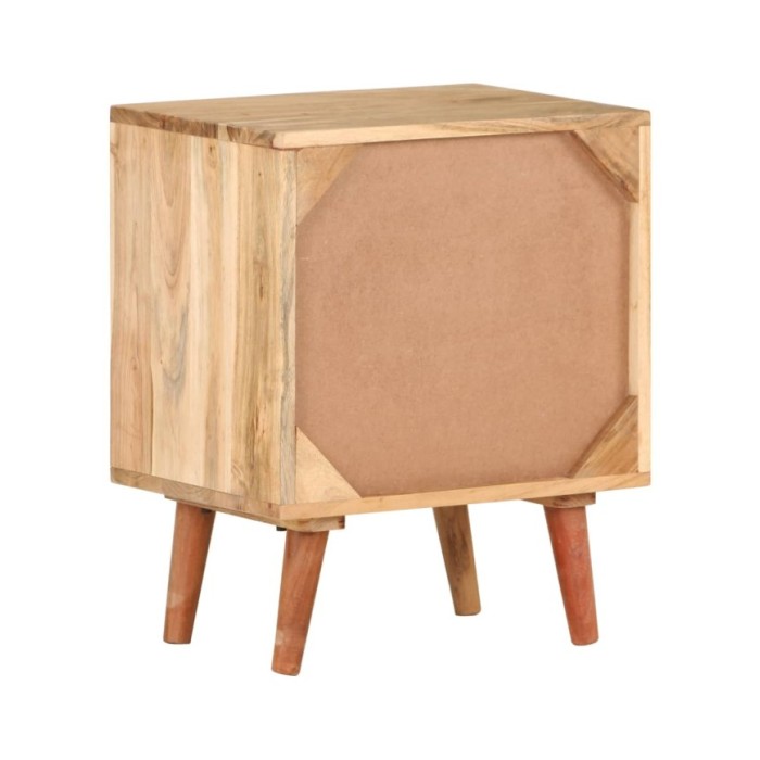 Table de chevet 40x30x50 cm Bois d'acacia massif