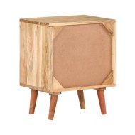 Table de chevet 40x30x50 cm Bois d'acacia massif