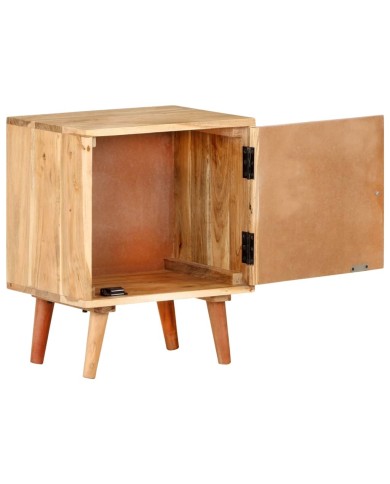 Table de chevet 40x30x50 cm Bois d'acacia massif