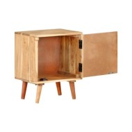 Table de chevet 40x30x50 cm Bois d'acacia massif