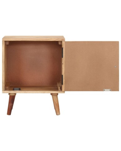 Table de chevet 40x30x50 cm Bois d'acacia massif