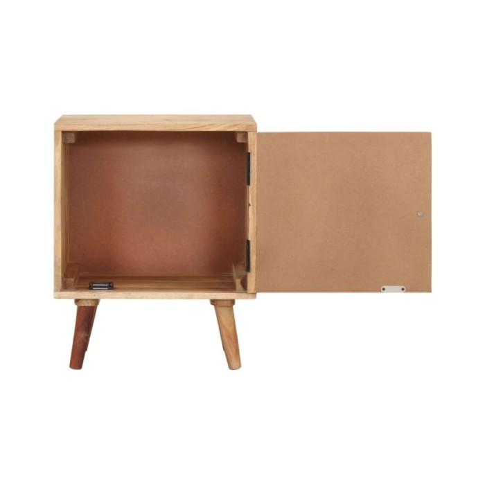 Table de chevet 40x30x50 cm Bois d'acacia massif