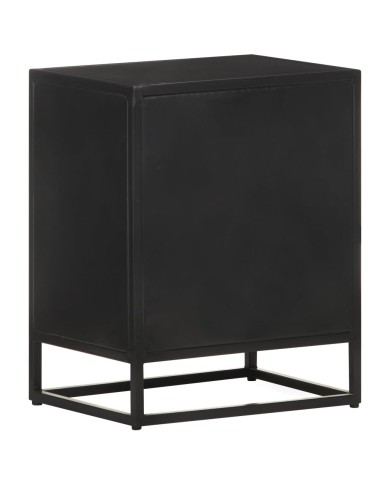 Table de chevet 40x30x50 cm Bois de manguier brut