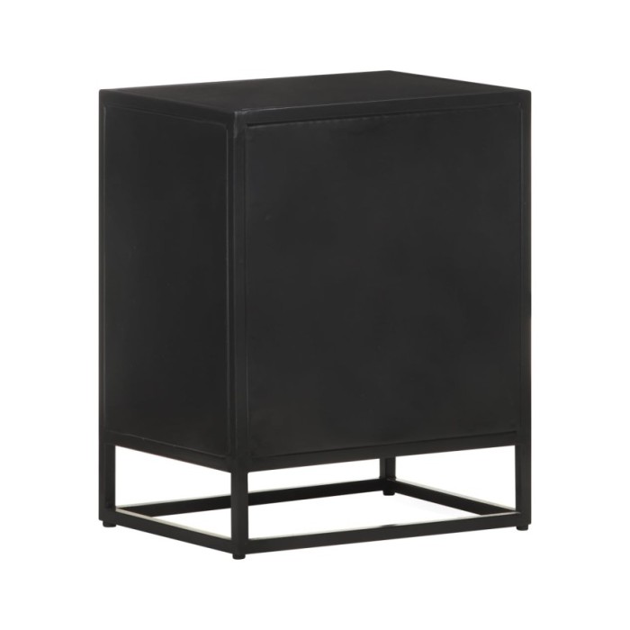 Table de chevet 40x30x50 cm Bois de manguier brut