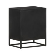 Table de chevet 40x30x50 cm Bois de manguier brut
