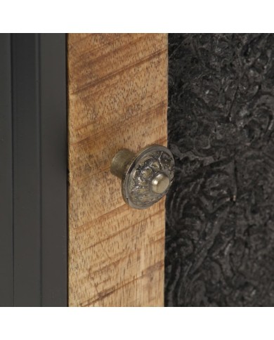 Table de chevet 40x30x50 cm Bois de manguier brut