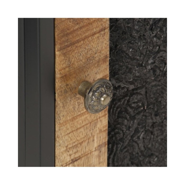 Table de chevet 40x30x50 cm Bois de manguier brut