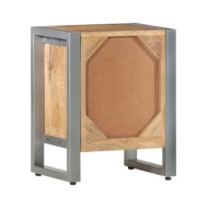 Table de chevet 40x30x50 cm Bois de manguier brut