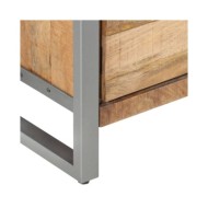 Table de chevet 40x30x50 cm Bois de manguier brut