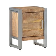 Table de chevet 40x30x50 cm Bois de manguier brut