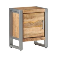 Table de chevet 40x30x50 cm Bois de manguier brut
