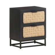 Table de chevet 40x30x50 cm Bois de manguier massif