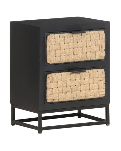 Table de chevet 40x30x50 cm Bois de manguier massif