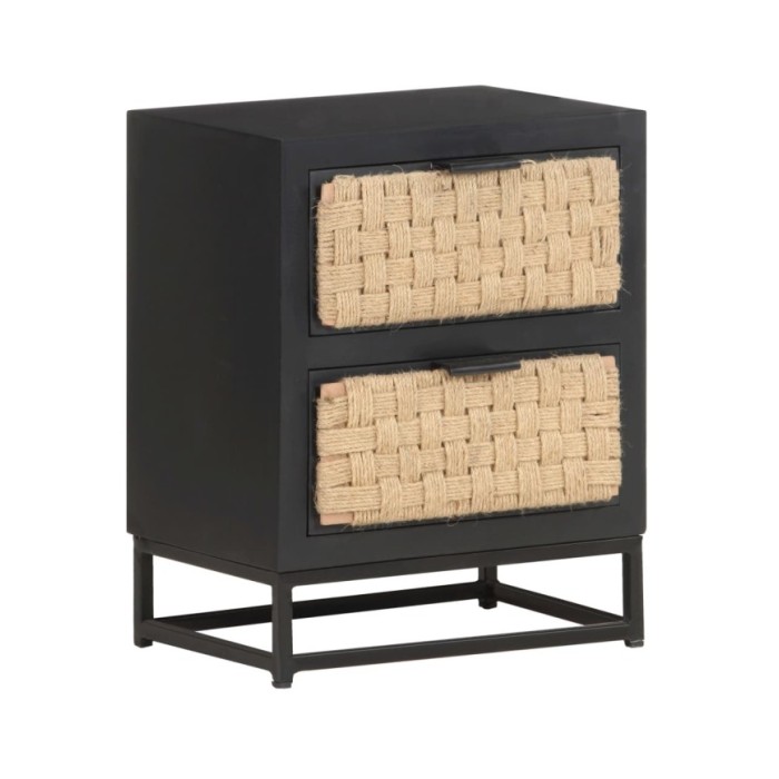 Table de chevet 40x30x50 cm Bois de manguier massif