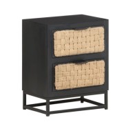 Table de chevet 40x30x50 cm Bois de manguier massif