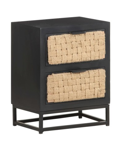 Table de chevet 40x30x50 cm Bois de manguier massif