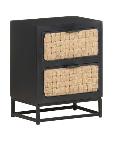 Table de chevet 40x30x50 cm Bois de manguier massif