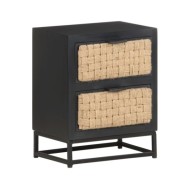 Table de chevet 40x30x50 cm Bois de manguier massif