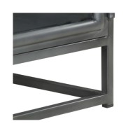 Table de chevet Gris 40x30x50 cm Bois d'acacia massif