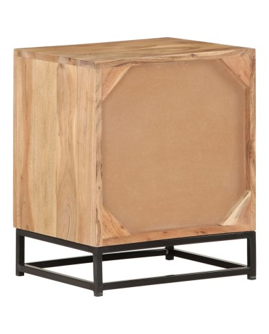 Table de chevet 40x30x50 cm Bois d'acacia massif
