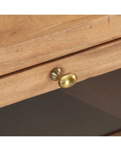 Table de chevet 40x30x50 cm Bois d'acacia massif