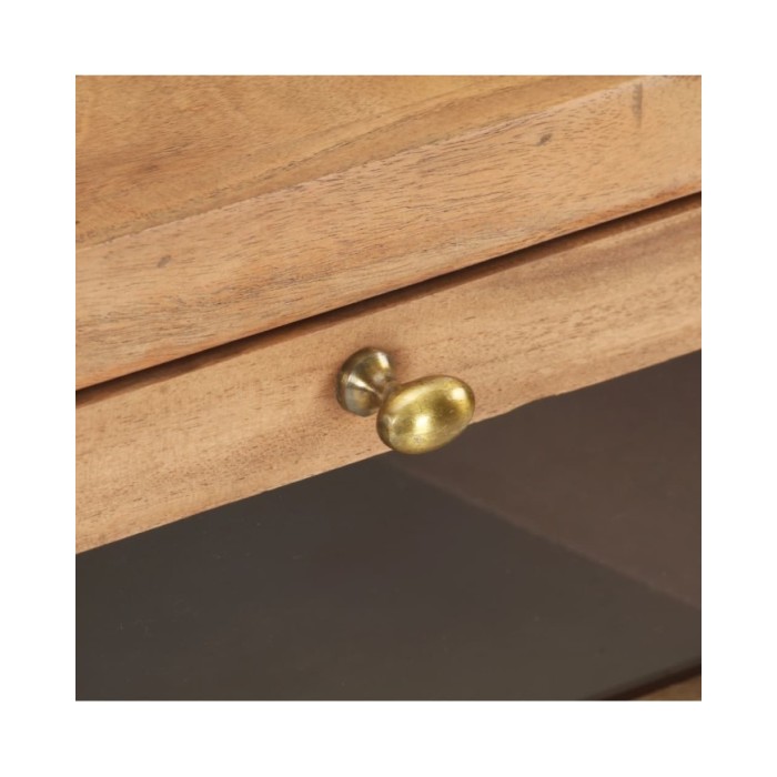 Table de chevet 40x30x50 cm Bois d'acacia massif
