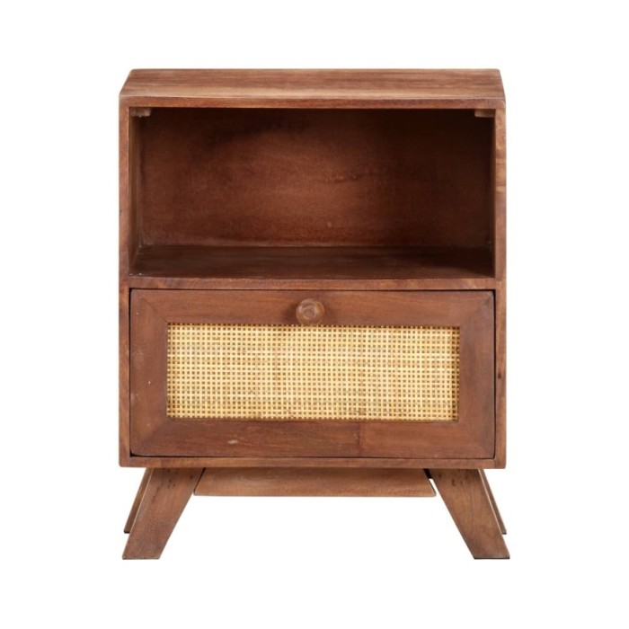 Table de chevet 40x30x50 cm Bois de manguier massif