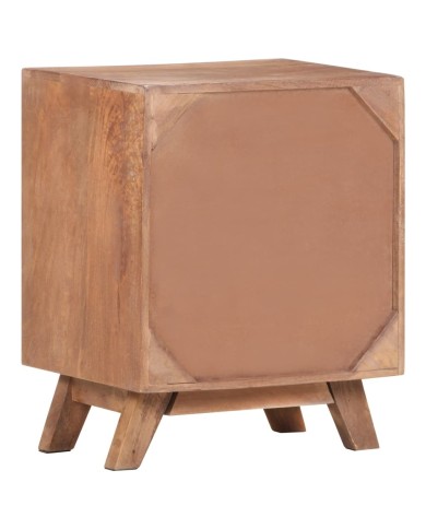 Table de chevet 40x30x50 cm Bois de manguier massif