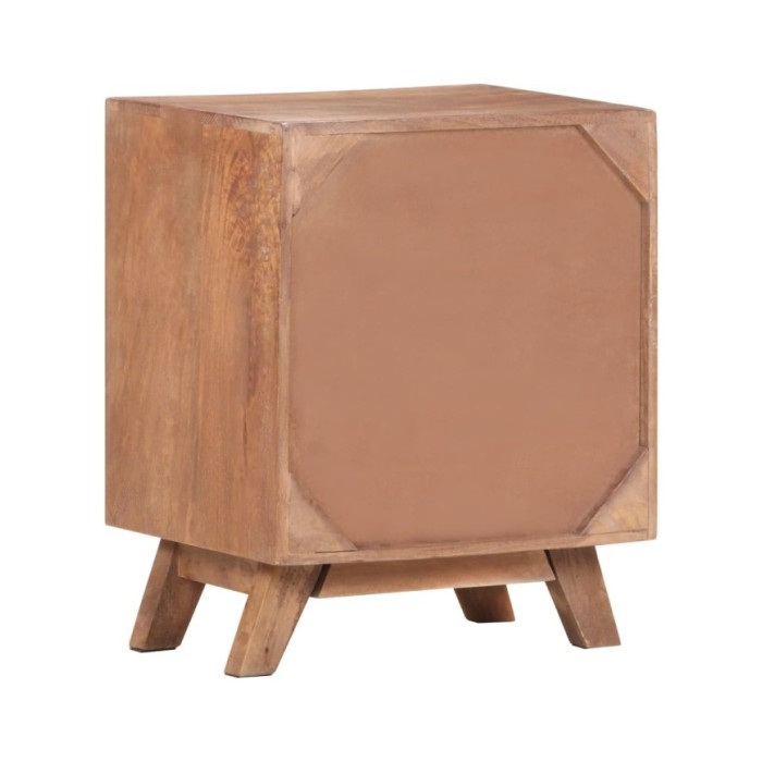 Table de chevet 40x30x50 cm Bois de manguier massif