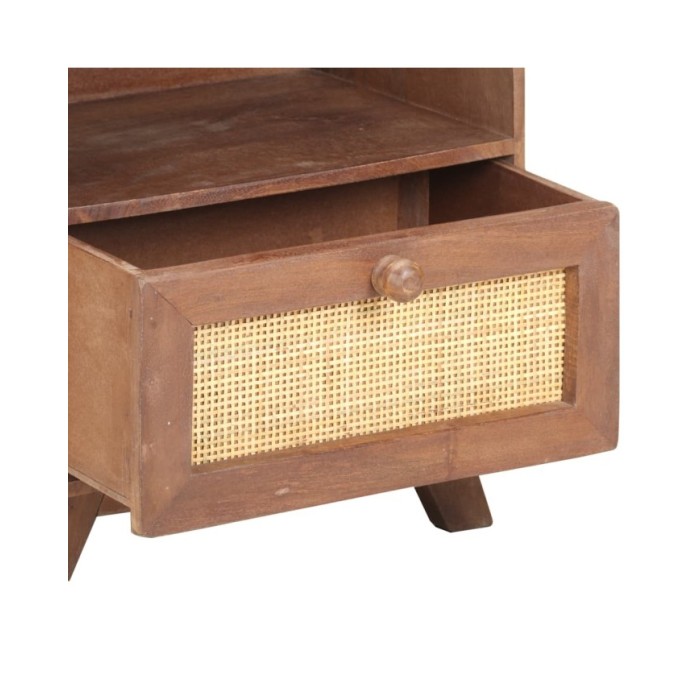 Table de chevet 40x30x50 cm Bois de manguier massif