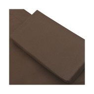 Chaise longue d'extérieur Tissu Marron