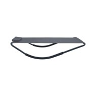 Lit de jardin Gris 200x90 cm Acier